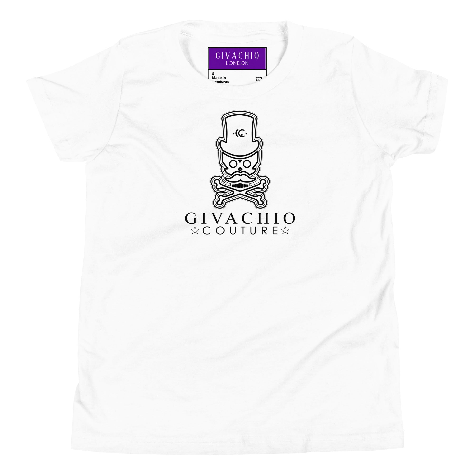 Noir Skull Youth T-Shirt | Givachio | Designer T-Shirts | Clothing | UK London Edinburgh Glasgow