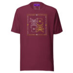 Atomic Skull T-Shirt - Maroon / S - T-Shirts