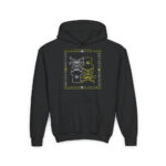 Atomic Skull Youth Hoodie - S / Black - Kids clothes