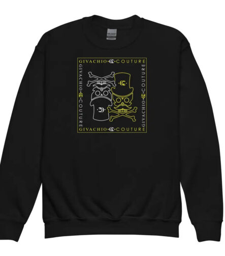 Atomic Skull Youth Sweatshirt - Black / XS