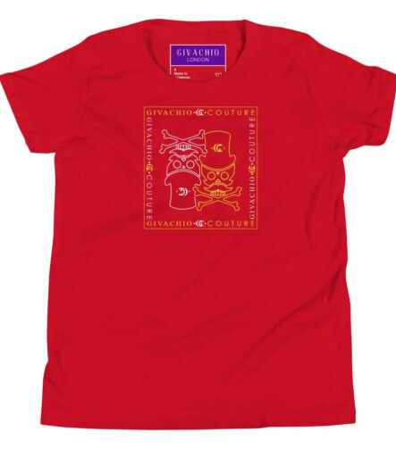 Atomic Skull Youth T-Shirt - Red / S