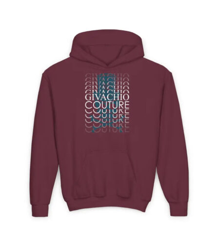 Black Casual Skull knot Youth Hoodie - S / Maroon - Kids clothes