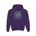 Black Casual Skull knot Youth Hoodie - S / Purple - Kids clothes
