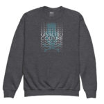 Black Casual Skull knot Youth Sweatshirt - Dark Heather / XS