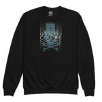 Black Casual Skull knot Youth Sweatshirt - XS