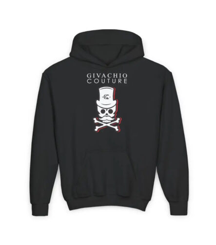 Black Cherry Skull Youth Hoodie - S / Kids clothes