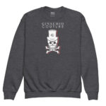 Black Cherry Skull Youth Sweatshirt - Dark Heather / XS