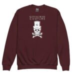 Black Cherry Skull Youth Sweatshirt - Maroon / XS