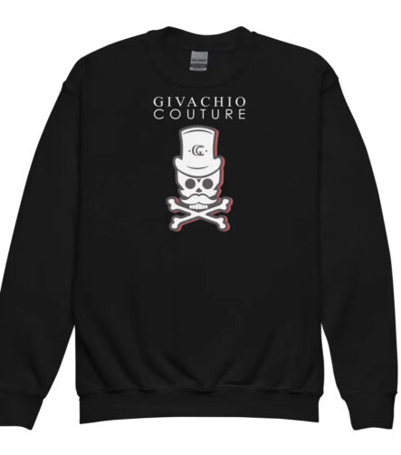 Black Cherry Skull Youth Sweatshirt - XS