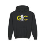 Black GC Skull Treasure Youth Hoodie - S / Kids clothes