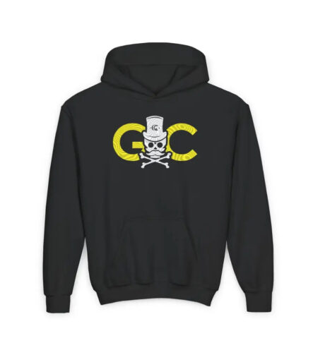 Black GC Skull Treasure Youth Hoodie - S / Kids clothes