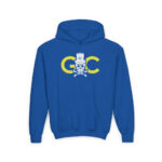 Black GC Skull Treasure Youth Hoodie - S / Royal - Kids clothes