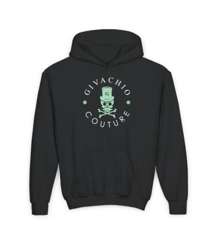 Black Glory Skull Youth Hoodie - S / Kids clothes