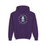 Black Glory Skull Youth Hoodie - S / Purple - Kids clothes
