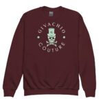 Black Glory Skull Youth Sweatshirt - Maroon / XS