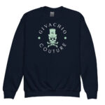 Black Glory Skull Youth Sweatshirt - Navy / XS