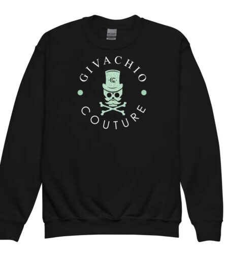 Black Glory Skull Youth Sweatshirt - XS
