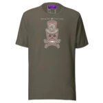 Bone Pink Skull T-Shirt - Army / S - T-Shirts