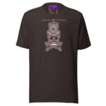 Bone Pink Skull T-Shirt - Brown / S - T-Shirts