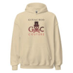 Crimson Hues Skull Hoodie - Sand / S