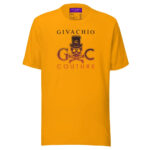 Crimson Hues Skull T-Shirt - Gold / S - T-Shirts