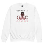 Crimson Hues Skull Youth Sweatshirt - White / XS