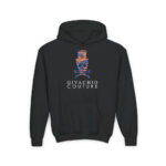 Dab Skull Youth Hoodie - S / Black - Kids clothes