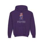 Dab Skull Youth Hoodie - S / Purple - Kids clothes