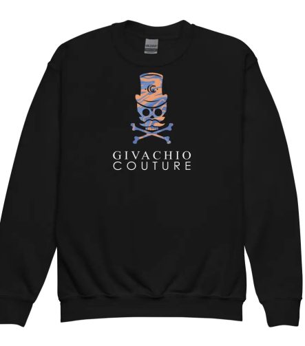 Dab Skull Youth Sweatshirt - Black / XS