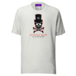 Deep Black Skull T-Shirt - Ash / S - T-Shirts