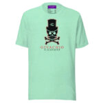 Deep Black Skull T-Shirt - Heather Mint / S - T-Shirts