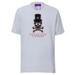 Deep Black Skull T-Shirt - Light Blue / S - T-Shirts