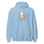 Facit Skull Hoodie - Light Blue / S