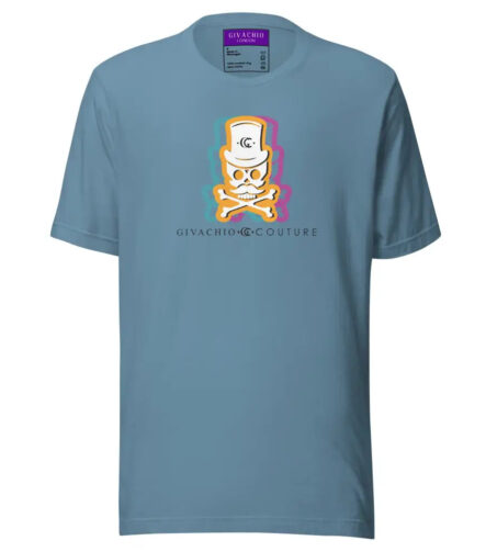 Facit Skull T-Shirt - Steel Blue / S - T-Shirts