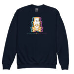 Facit Skull Youth Sweatshirt - Navy / XS