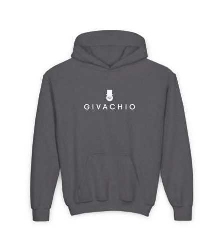 G Hat Man Youth Hoodie - S / Dark Heather - Kids clothes