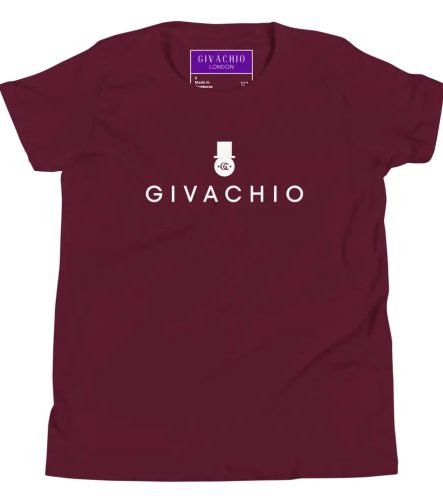 G Hat Man Youth T-Shirt - Maroon / S