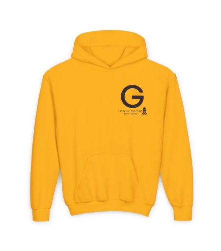 G Homme Youth Hoodie - S / Gold - Kids clothes