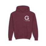G Homme Youth Hoodie - S / Maroon - Kids clothes