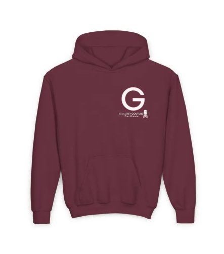 G Homme Youth Hoodie - S / Maroon - Kids clothes