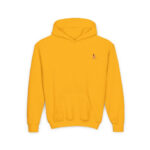 G Swish Hat Purple Youth Hoodie - S / Gold - Kids clothes