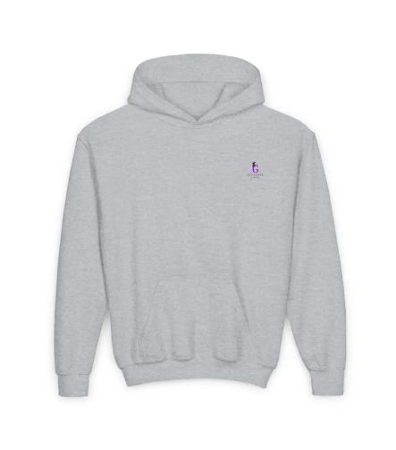 G Swish Hat Purple Youth Hoodie - S / Sport Grey - Kids clothes