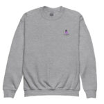 G Swish Hat Purple Youth Sweatshirt - Sport Grey / XS