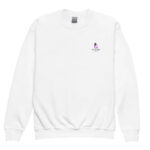G Swish Hat Purple Youth Sweatshirt - White / XS