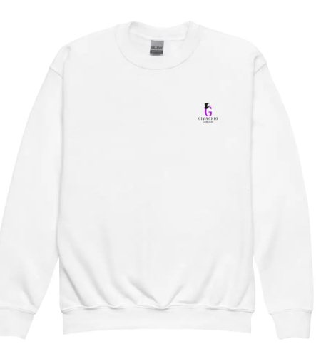 G Swish Hat Purple Youth Sweatshirt - White / XS