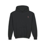 G Swish Hat Red Youth Hoodie - S / Black - Kids clothes