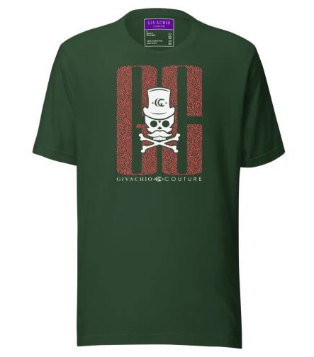 Ghost White Skull T-Shirt - Forest / S - T-Shirts
