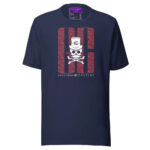 Ghost White Skull T-Shirt - Navy / S - T-Shirts
