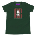 Ghost White Skull Youth T-Shirt - Forest / S