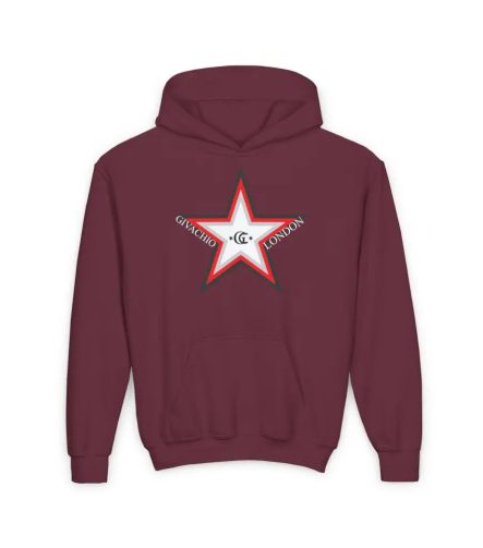 GL Star Up Youth Hoodie - S / Maroon - Kids clothes